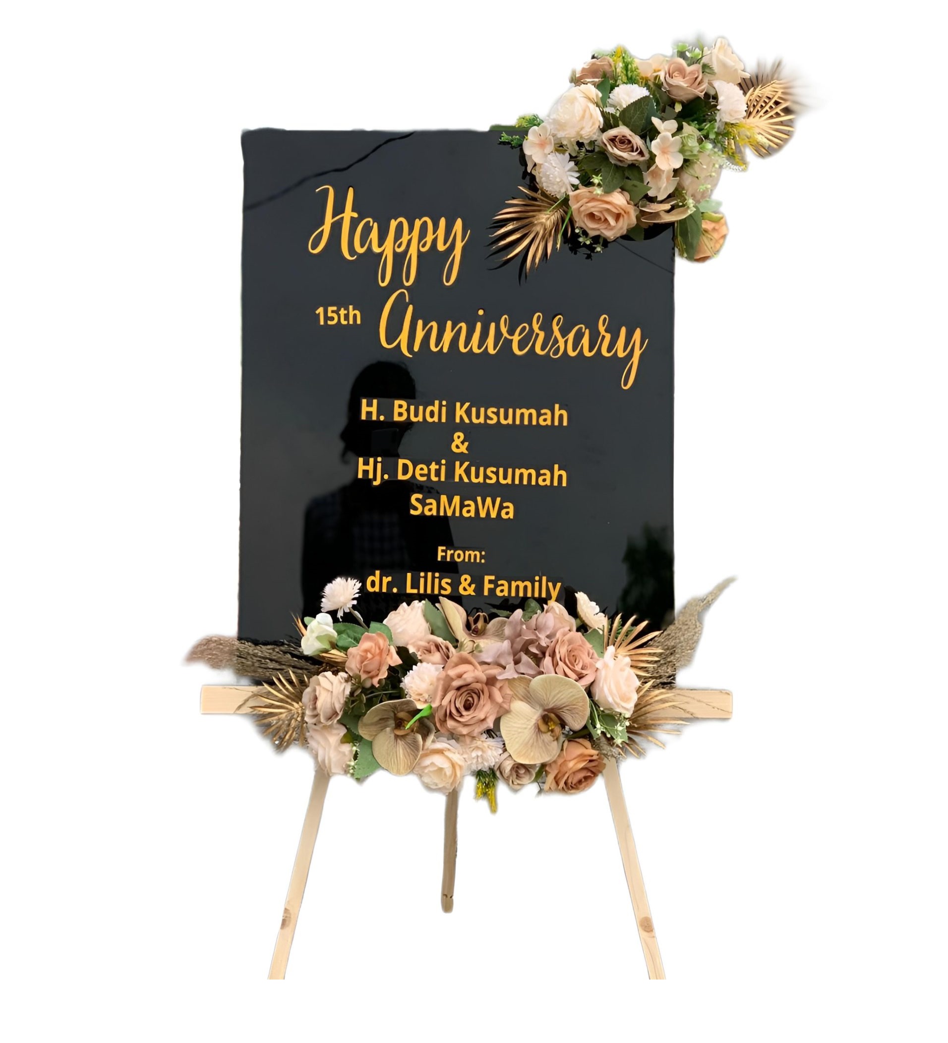 Papan Bunga Akrilik Pakisaji