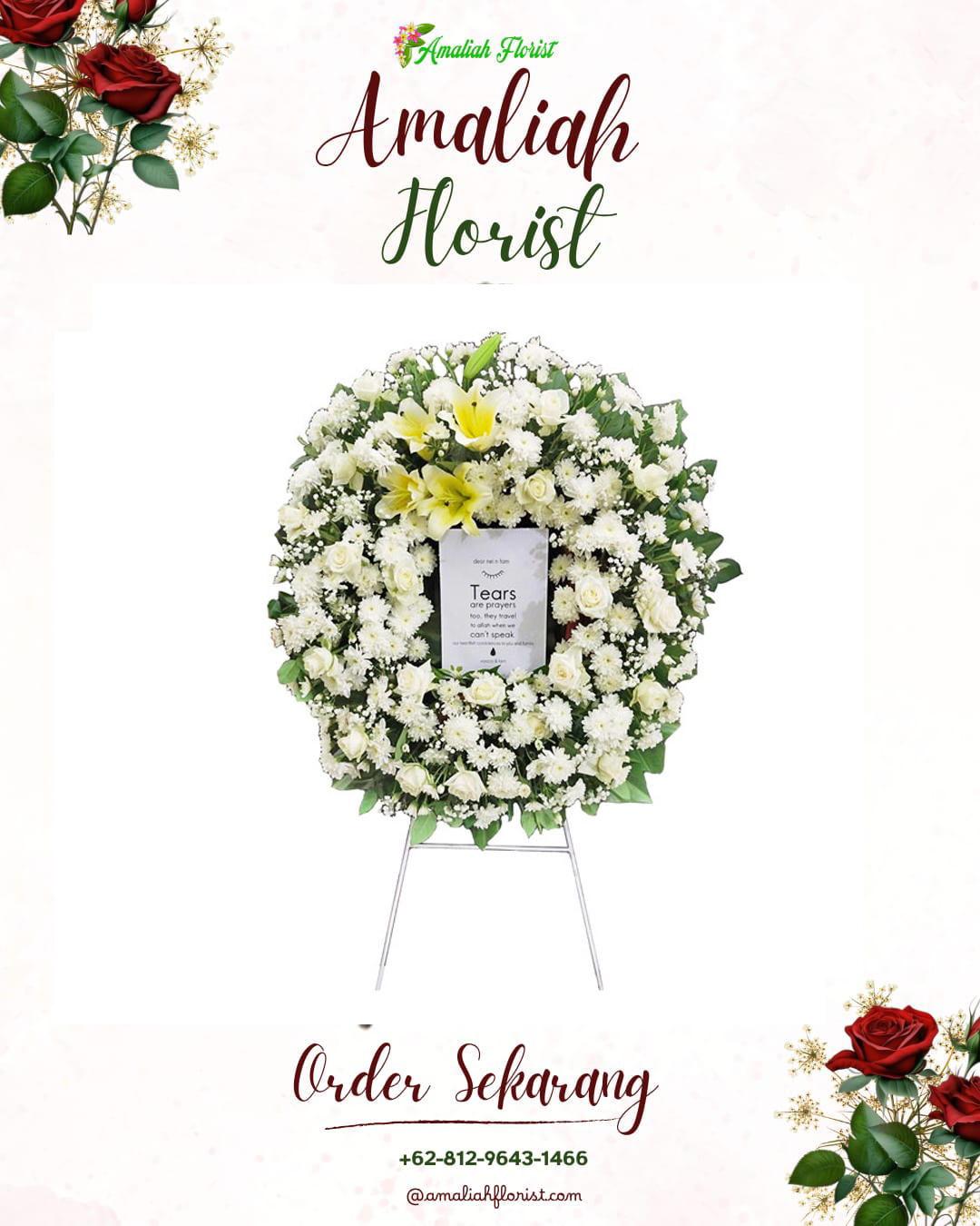 Krans Bunga Duka Pakisaji