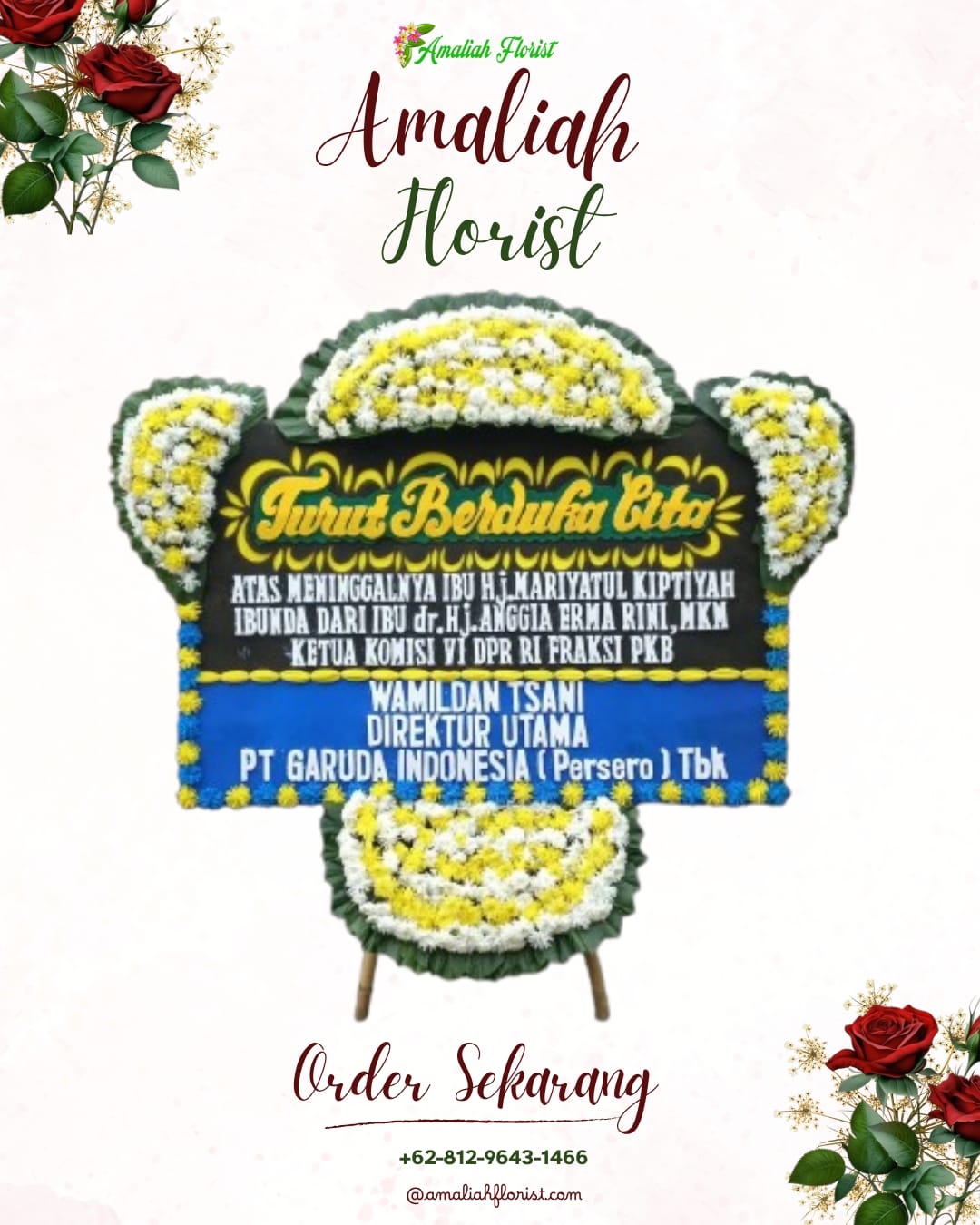 Papan Bunga Duka Pakisaji